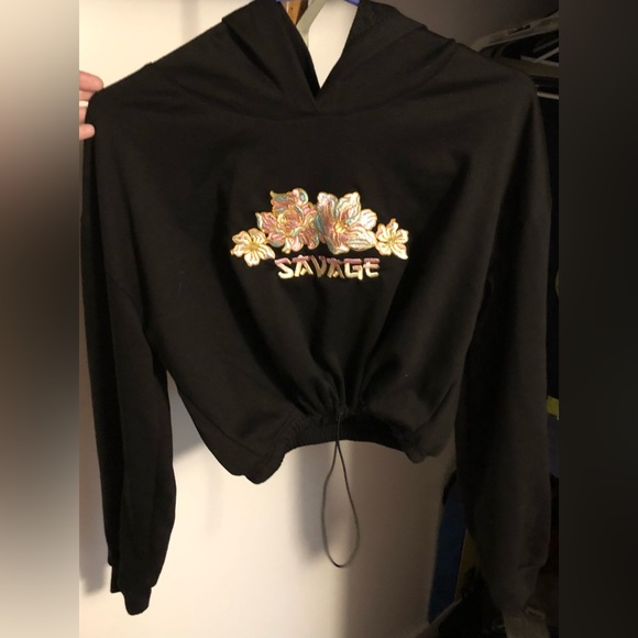 Rue21 Crop Top Hoodie - Picture 1 of 3